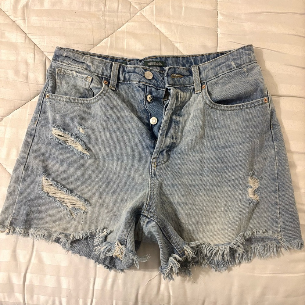 Wild Fable Light Blue Denim Shorts